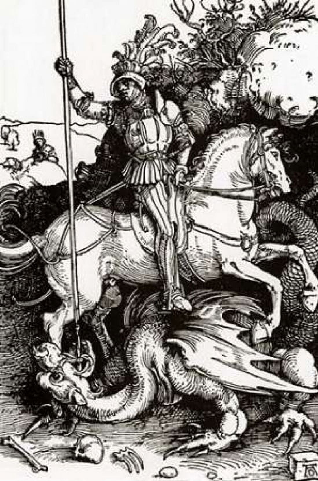 St George Canvas Art - Albrecht Durer (24 x 36)
