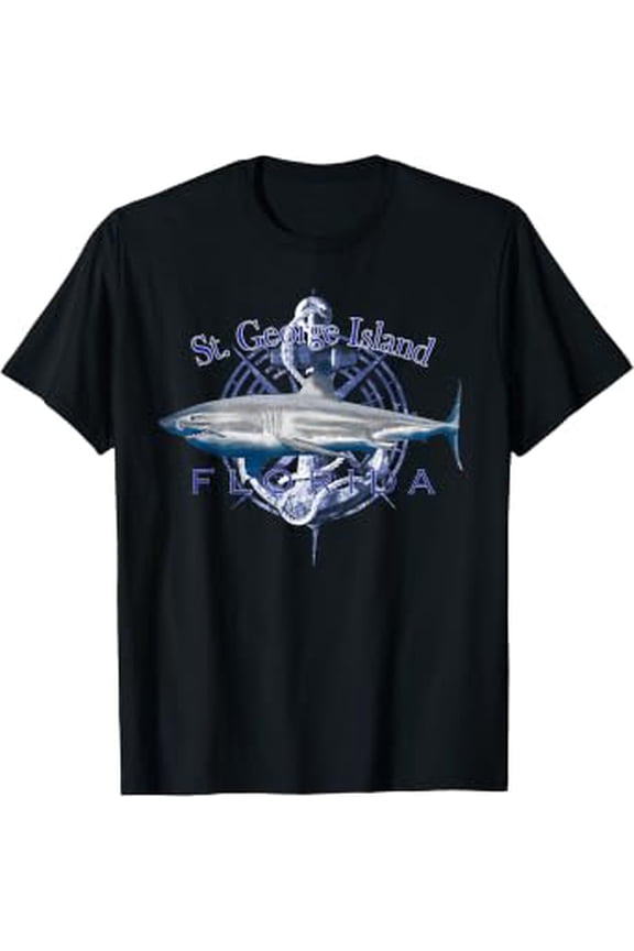 St. George Island Florida Nautical Sailing Boating T-Shirt