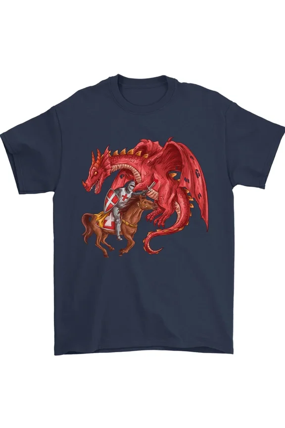 St George Killing A Dragon T-Shirt