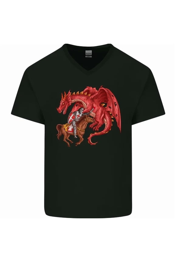St George Killing A Dragon T-Shirt