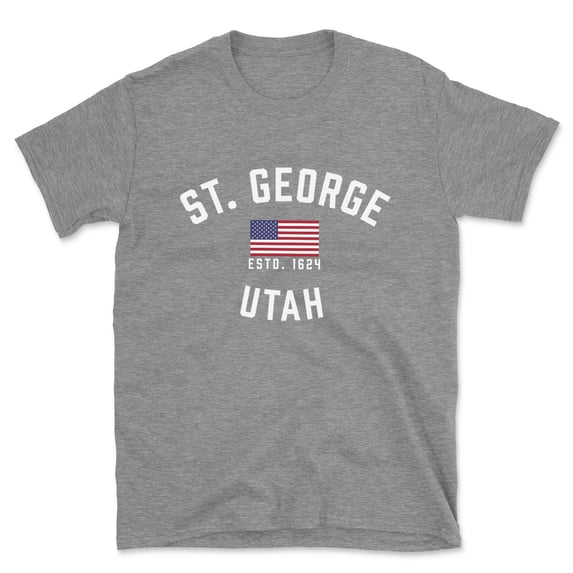 St. George Utah Patriot Men's Cotton T-Shirt