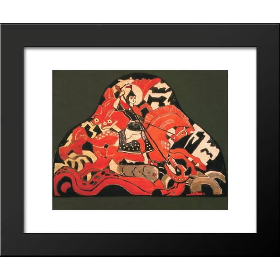 St. George the Victorious 20x24 Framed Art Print by Nicholas Roerich