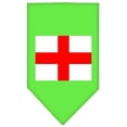 thumbnail image 1 of St. Georges Cross Screen Print Bandana Lime Green Large, 1 of 1