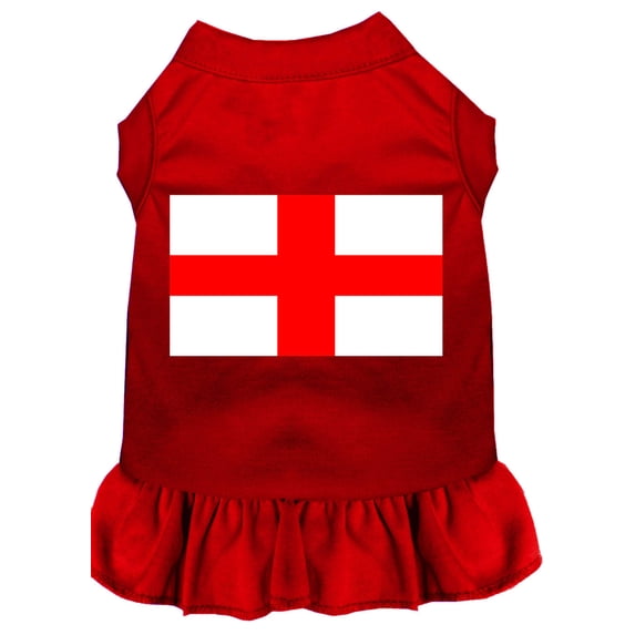 Dog Dress, Pet Dog Cat Dress Screen Printed, "St. George's Cross"