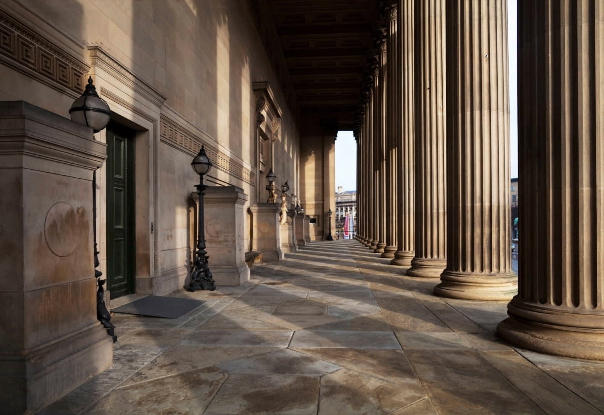 St Georges Hall Liverpool Merseyside England Canvas Art - Panoramic Images (19 x 27)