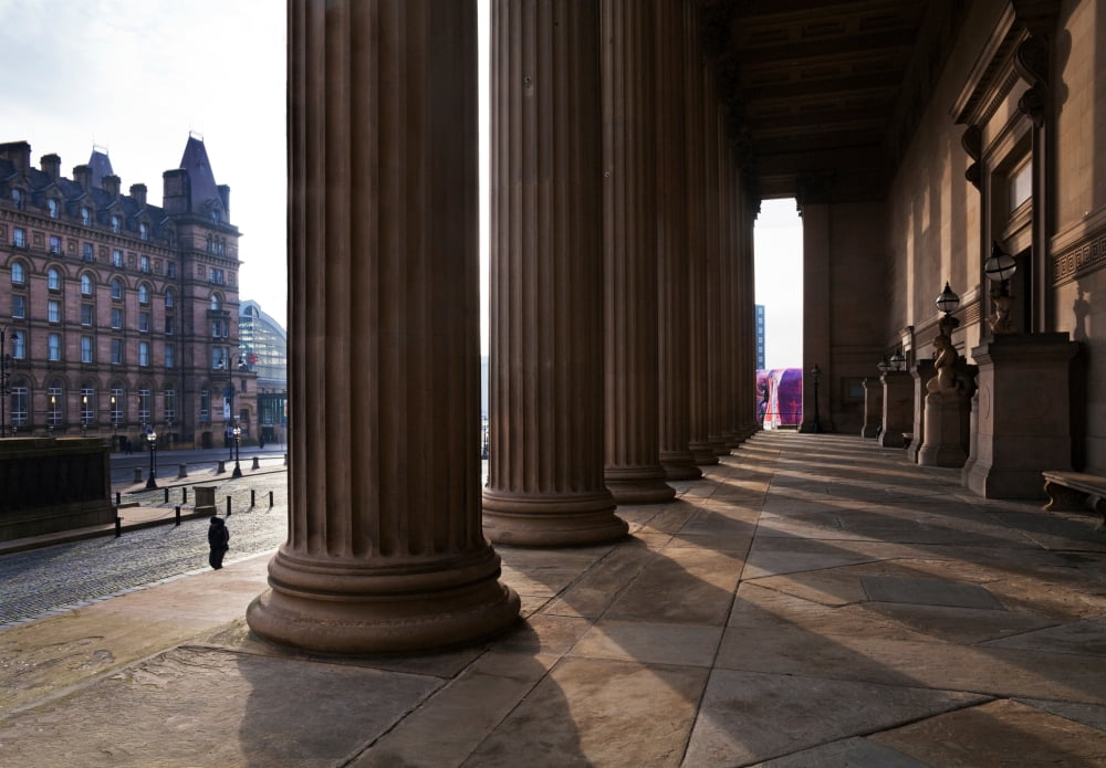 St Georges Hall Liverpool Merseyside England Canvas Art - Panoramic Images (36 x 24)