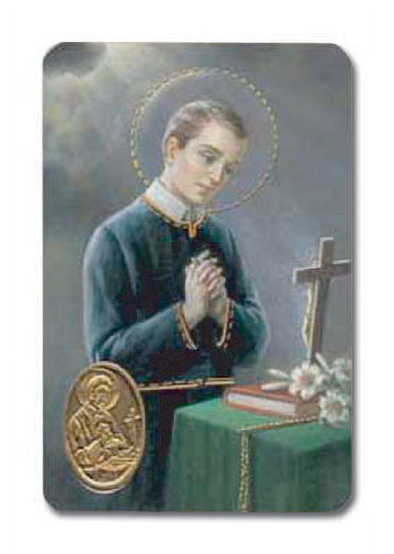St. Gerard Laminated Catholic Prayer Holy Card with Medal and Prayer on ...