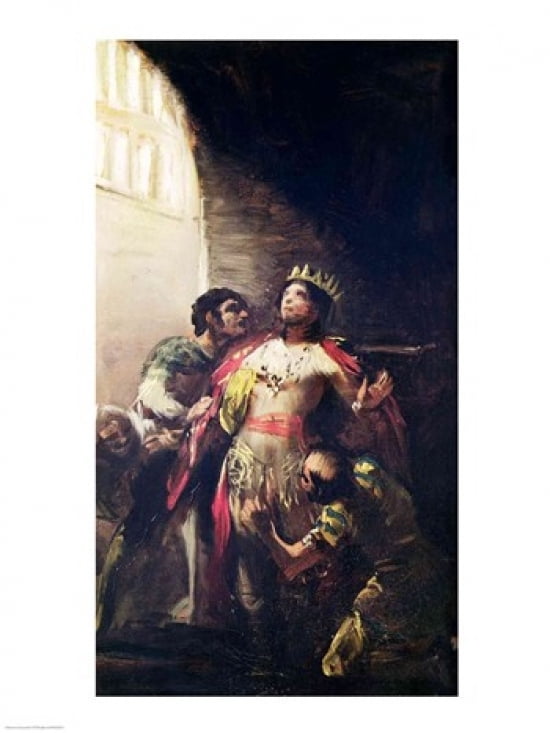 St Hermengild in Prison Canvas Art - Francisco De Goya (24 x 36)
