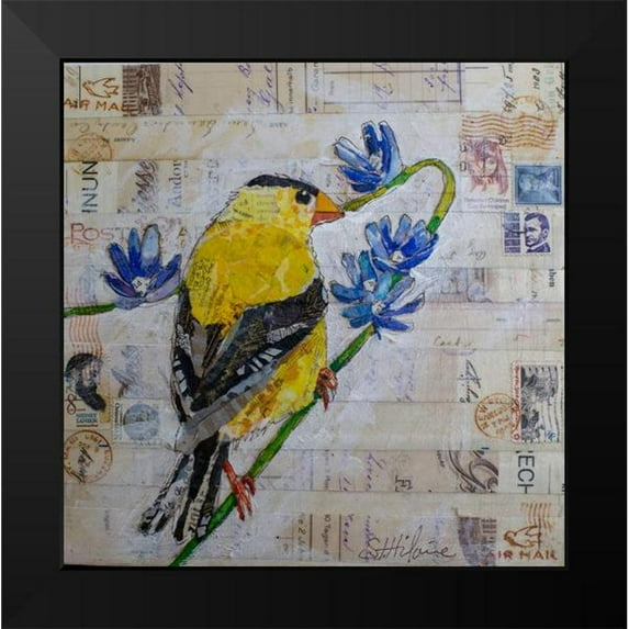 St Hilaire, Elizabeth 12x12 Black Modern Framed Museum Art Print Titled - Gold Finch US Mail