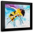 thumbnail image 1 of St. Hilaire, Elizabeth 12x12 Black Modern Framed Museum Art Print Titled - Happy Bee I, 1 of 5