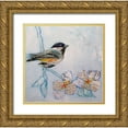 thumbnail image 1 of St Hilaire, Elizabeth 12x12 Gold Ornate Wood Framed with Double Matting Museum Art Print Titled - Black Capped Chickadee II, 1 of 4