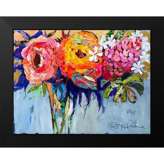 St Hilaire, Elizabeth 14x12 Black Modern Framed Museum Art Print Titled - Tropical Blossoms