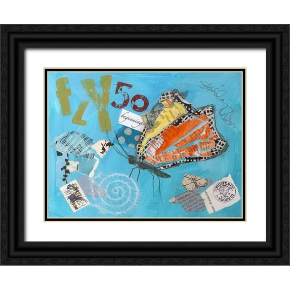 St. Hilaire, Elizabeth 14x12 Black Ornate Wood Framed with Double Matting Museum Art Print Titled - Fly I