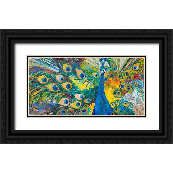 St. Hilaire, Elizabeth 14x9 Black Ornate Wood Framed with Double Matting Museum Art Print Titled - Percy Peacock I