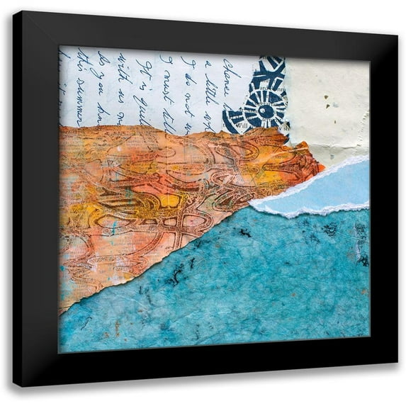 St. Hilaire, Elizabeth 15x15 Black Modern Framed Museum Art Print Titled - High Texture Abstract I