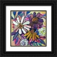 thumbnail image 1 of St Hilaire, Elizabeth 15x15 Black Ornate Wood Framed with Double Matting Museum Art Print Titled - Purple Passion, 1 of 4
