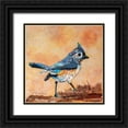 thumbnail image 1 of St. Hilaire, Elizabeth 15x15 Black Ornate Wood Framed with Double Matting Museum Art Print Titled - Tufted Titmouse, 1 of 4