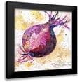 thumbnail image 1 of St. Hilaire, Elizabeth 20x20 Black Modern Framed Museum Art Print Titled - Veggie Splash II, 1 of 5