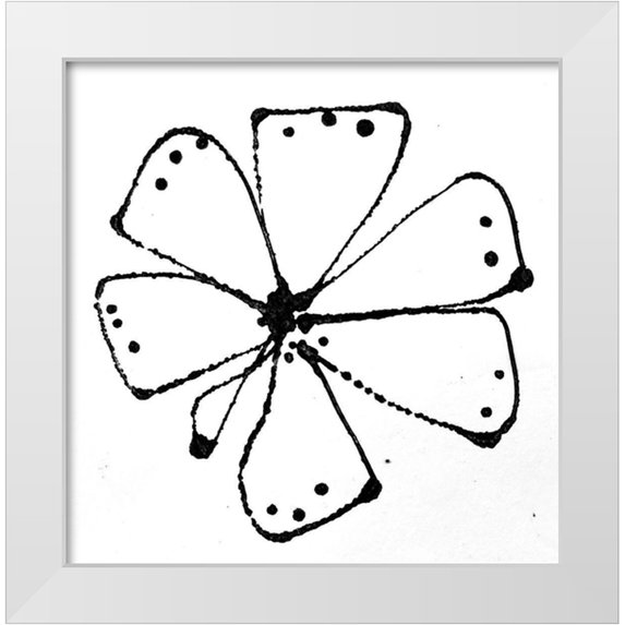 St Hilaire, Elizabeth 20x20 White Modern Wood Framed Museum Art Print Titled - Blossom