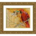 thumbnail image 1 of St Hilaire, Elizabeth 23x20 Gold Ornate Wood Framed with Double Matting Museum Art Print Titled - Dreaming, 1 of 4