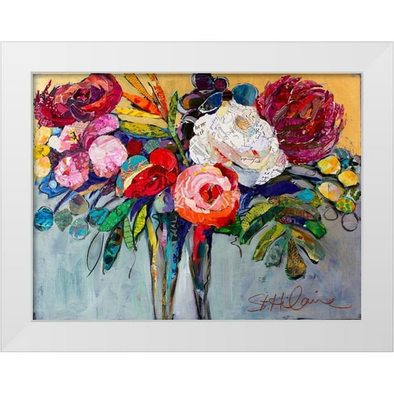 St Hilaire, Elizabeth 24x19 White Modern Wood Framed Museum Art Print Titled - Thinking of You