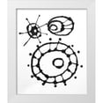 thumbnail image 1 of St Hilaire, Elizabeth 26x31 White Modern Wood Framed Museum Art Print Titled - Swinging Circles, 1 of 4