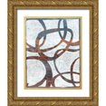 thumbnail image 1 of St Hilaire, Elizabeth 26x32 Gold Ornate Wood Framed with Double Matting Museum Art Print Titled - Monoprint XVIII, 1 of 4