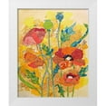thumbnail image 1 of St. Hilaire, Elizabeth 26x32 White Modern Wood Framed Museum Art Print Titled - Poppy Collage I, 1 of 4
