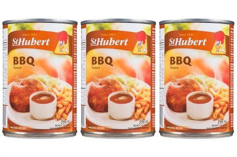 St Hubert BBQ Gravy Sauce, 398ml/ 13.5 fl. Oz. Cans (Pack of 3