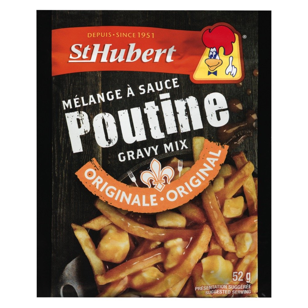 St Hubert Poutine Gravy Mix 52g/1.8 oz., (3pk) {Imported from Canada