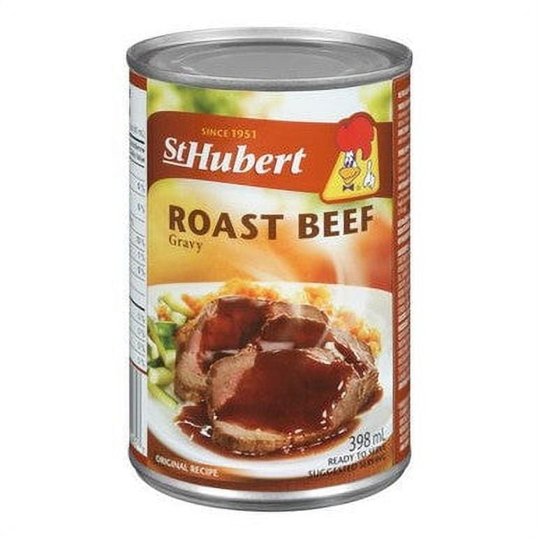 StHubert Roast Beef Gravy 398ml/13.5oz Can, (Imported from Canada