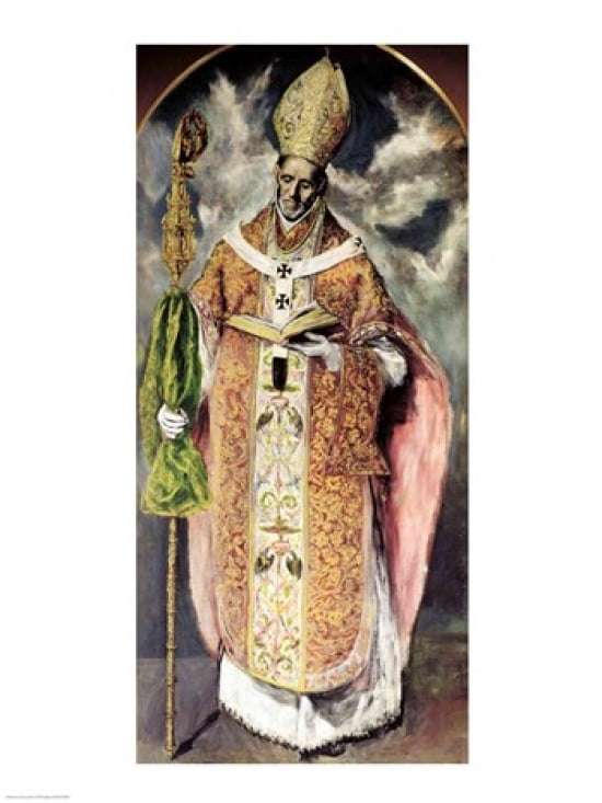 St Ildefonso Canvas Art - El Greco (18 x 24)