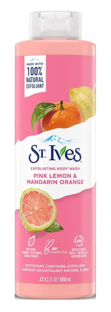 St Ives Body Wash Pink Lemon And Mandarin Orange 22oz (Pack of 3)