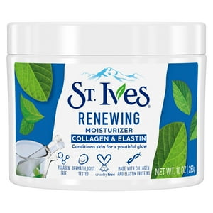 St. Ives Face Moisturizer Cream, Collagen and Elastin, Renewing Facial Moisturizer for Wom...