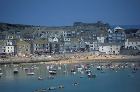 St Ives Cornwall England Canvas Art - Nik Wheeler DanitaDelimont (36 x 24)
