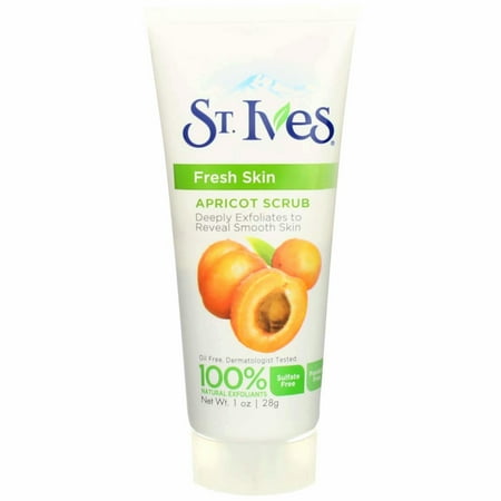 St. Ives Fresh Skin Invigorating Apricot Scrub Unisex 1 oz (Pack of 3)