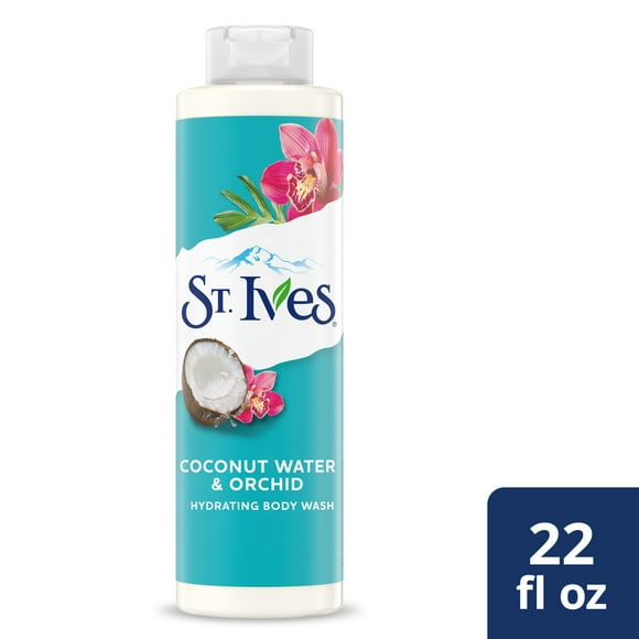 St. Ives Hydrating Body Wash Coconut Water & Orchid, 22 oz