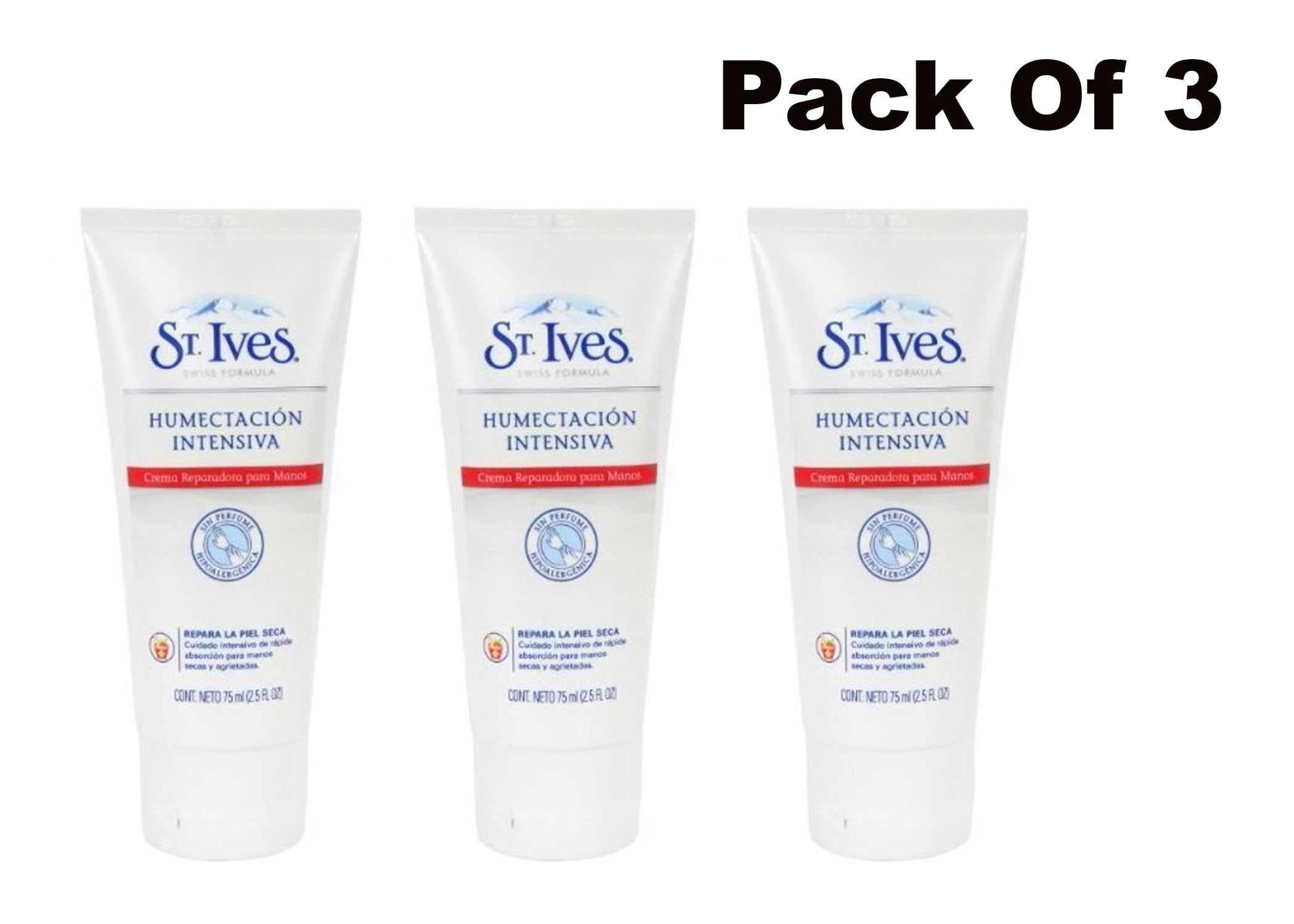 St Ives Intensive Healing Body Moisturizer Spanish Label Pack of 3