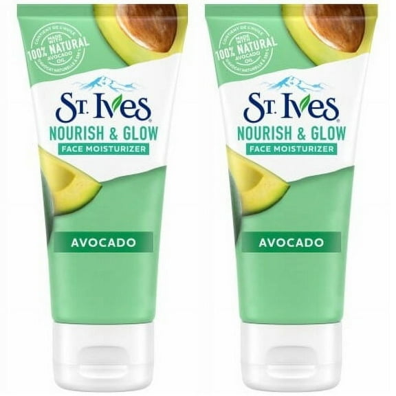 St. Ives Nourish & Glow Face Moisturizer Avocado 3 Ounce (2 pack)