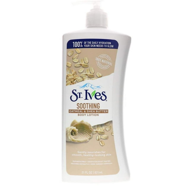 St. Ives Nourish & Soothe, Oatmeal & Shea Butter Body Lotion 21 oz