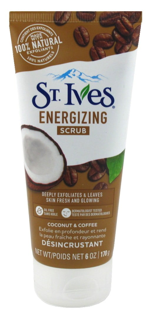 St Ives Scrub Energizing Coconut & Coffee 6oz (Pack of 3)