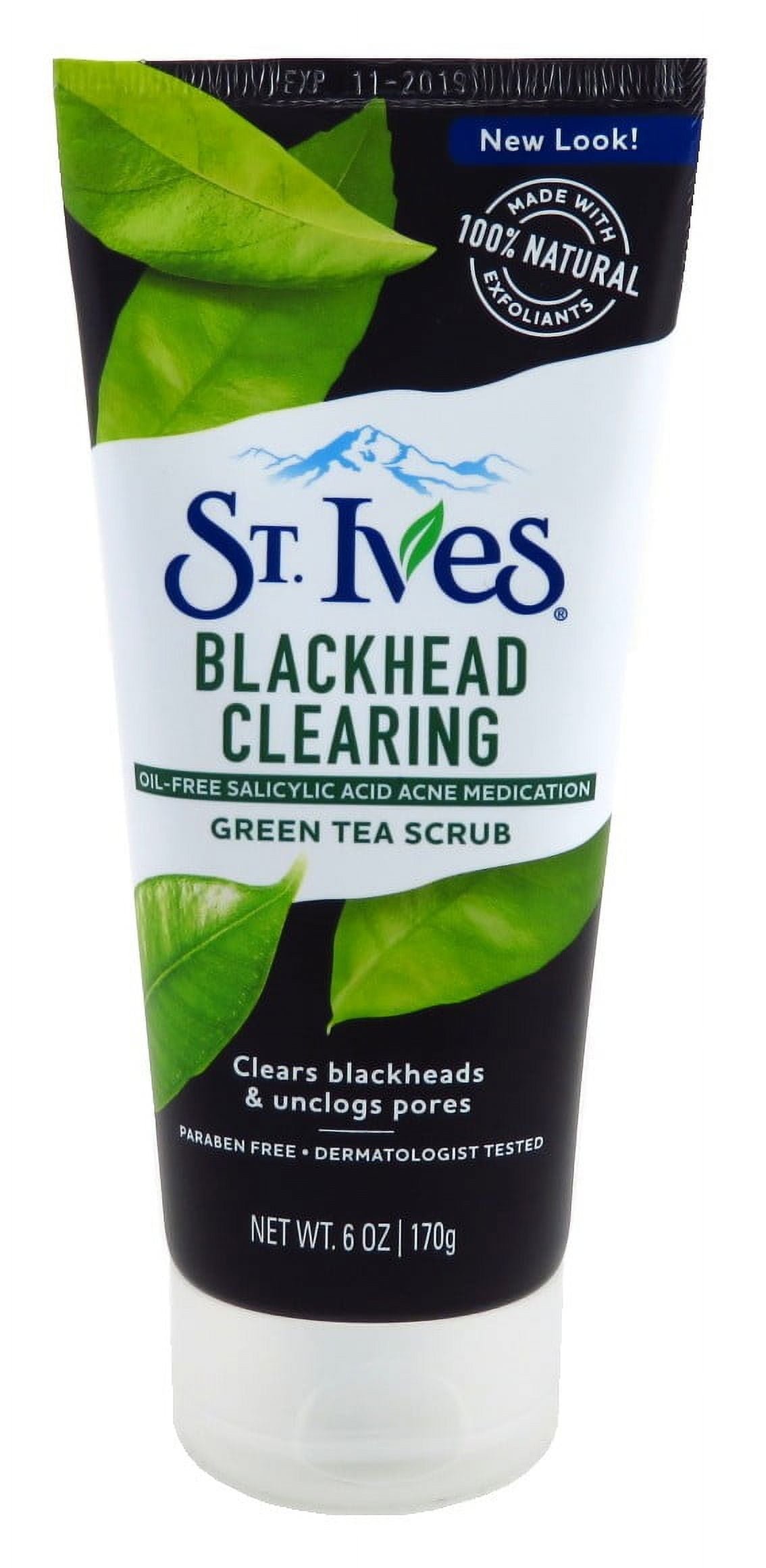 St Ives Scrub Green Tea Blackhead Clearing 6oz (Pack of 3)