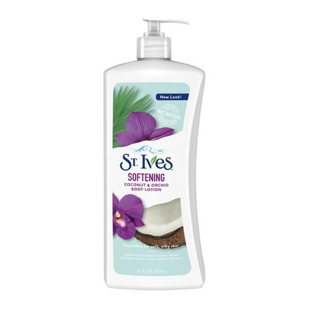 St Ives Softening Body Lotion with Coconut and Orchid, 21 Oz