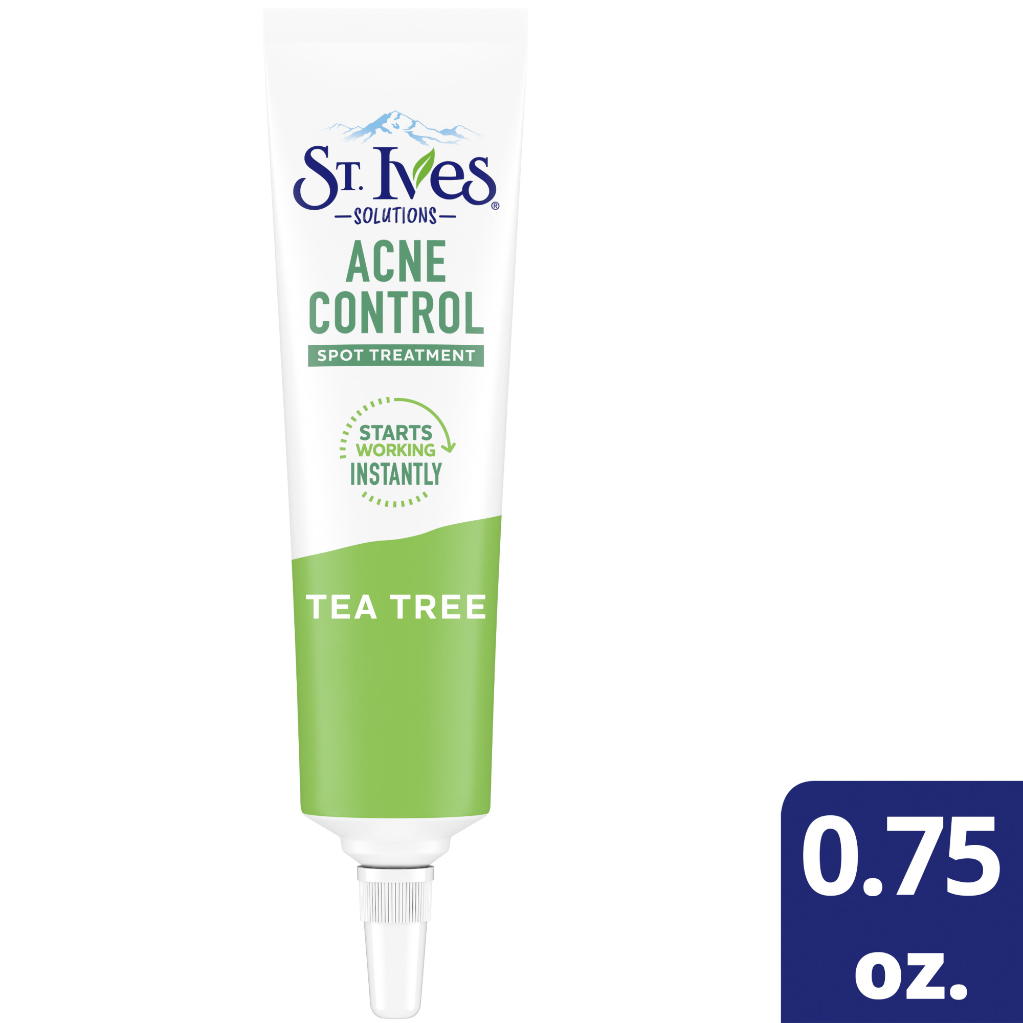 St. Ives Solutions Spot Treatment For Blemish Redness Reduction Acne Control Made with 2% Salicylic Acid and 100% Natural Tea Tree Extract 0.75 oz - image 1 of 16