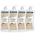 thumbnail image 1 of St. Ives Soothing Hand & Body Lotion for Women with Pump, Daily Moisturizer Oatmeal and Shea Butter for Dry Skin, Made with 100% Natural Moisturizers, 21 fl oz, 4 Pack, 1 of 2