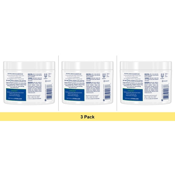 St. Ives Timeless Skin Collagen Elastin Moisturizer, 10 oz - 3 Pack