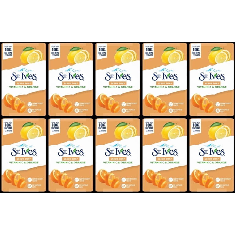 Savon Citra Bar à L'orange Avec Vitamines C & E - Lot De 4 X 110g, Neuf