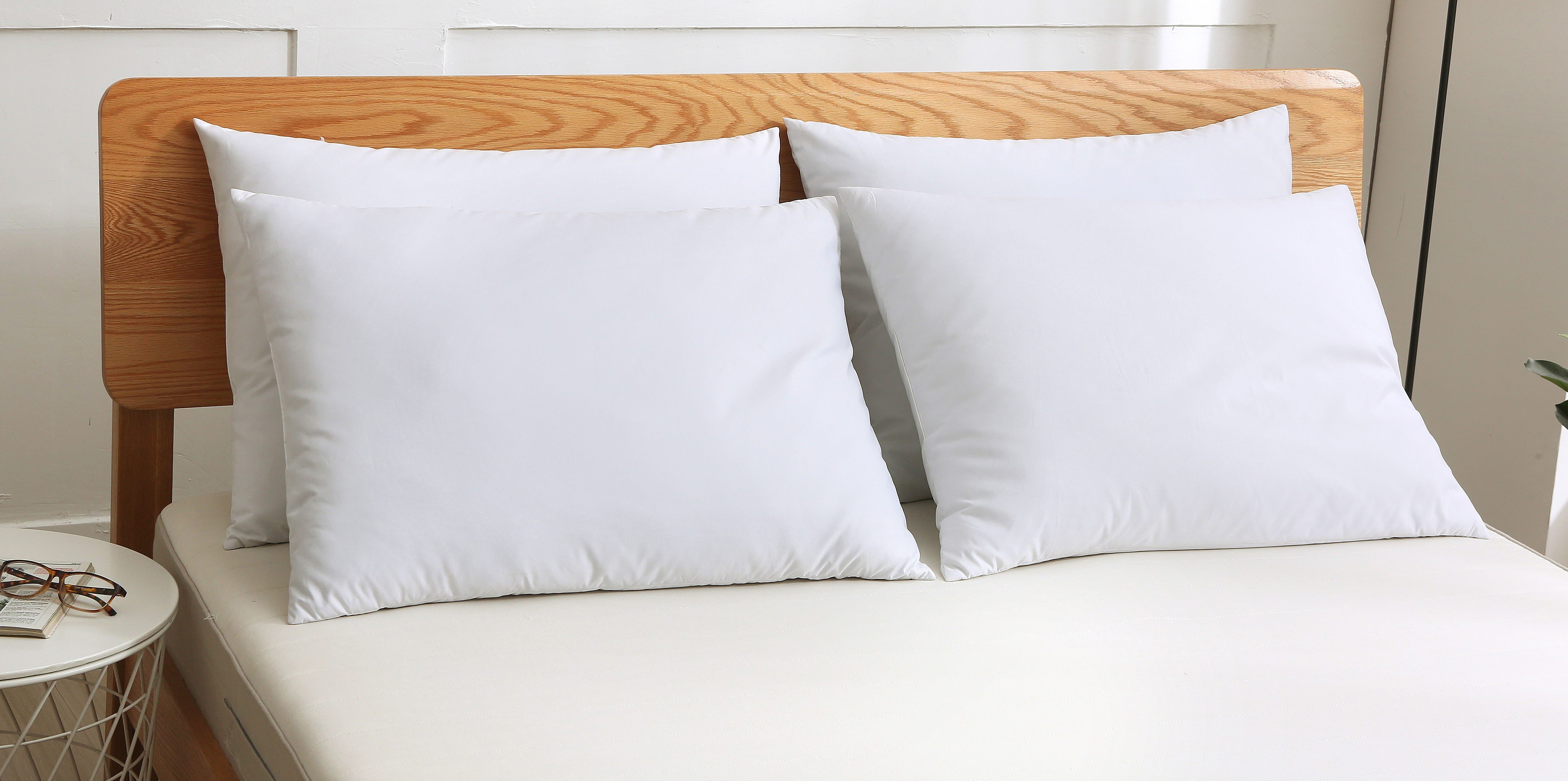 St. James Home 2 Pack Cotton SG NANO FEATHER Queen Size Pillow Pack
