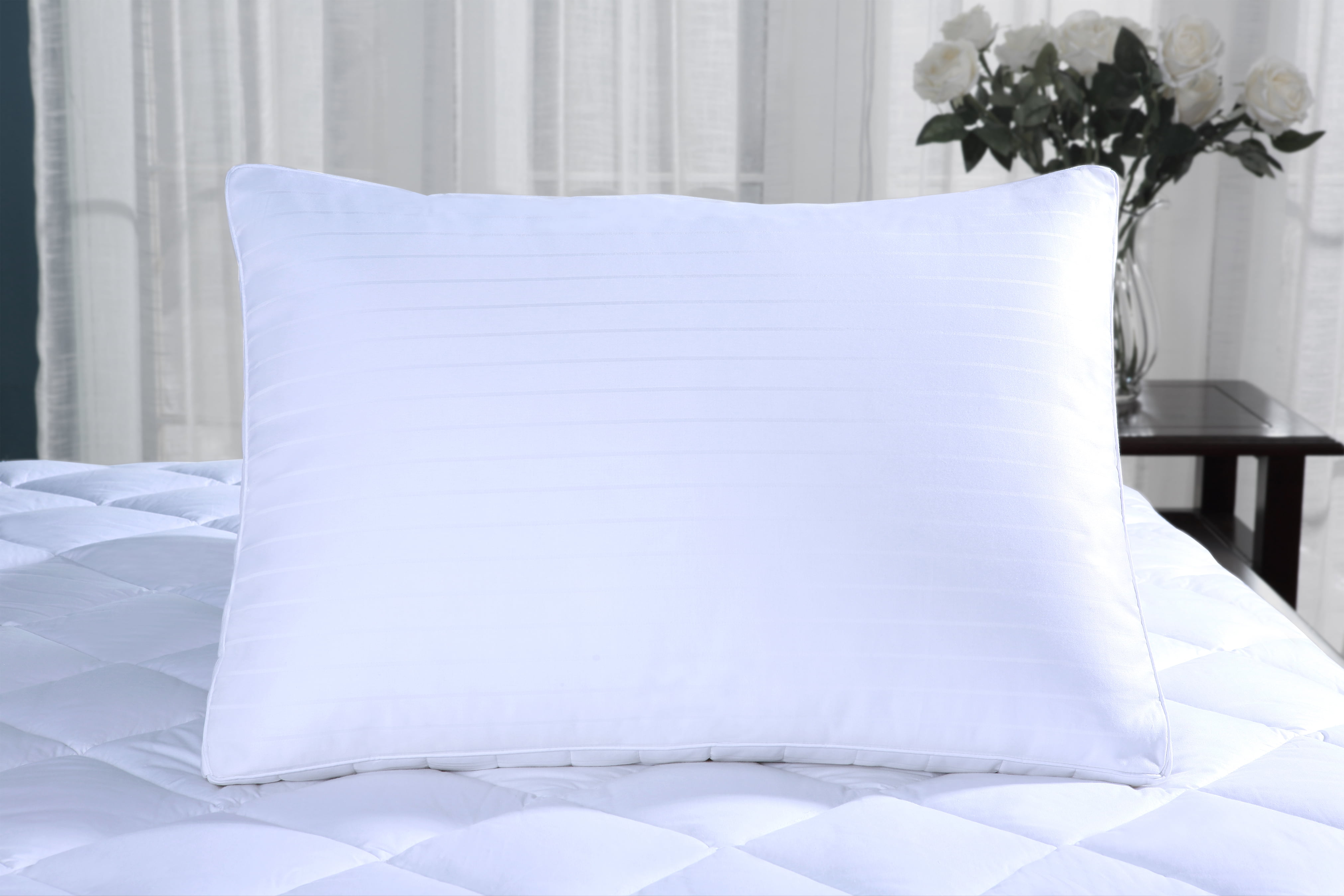 St. James Home Firm Duet Pillow, 600 Thread Count Cotton - Walmart.com