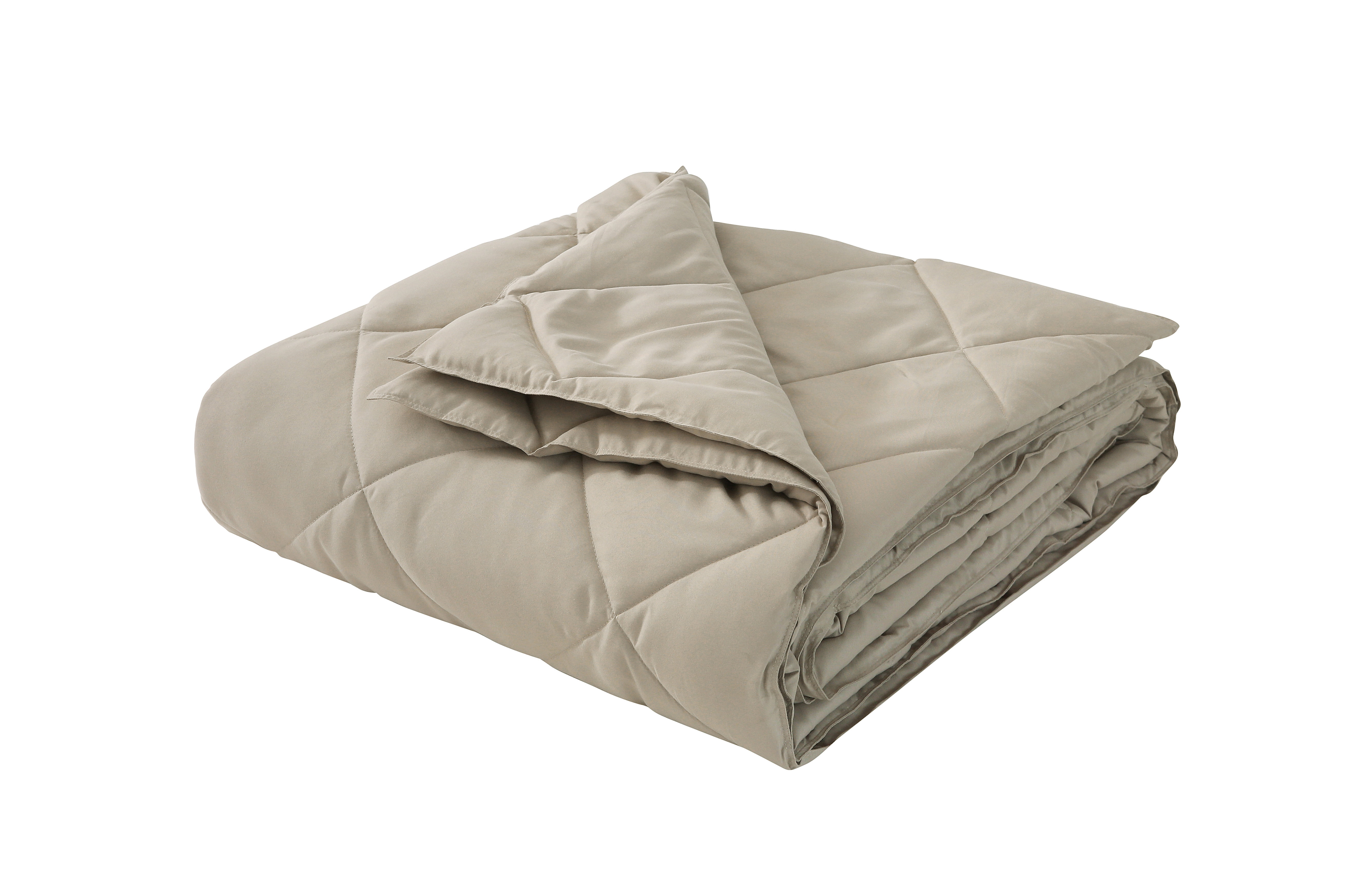St. James Home Microfiber Nano Blanket, Tan, Twin